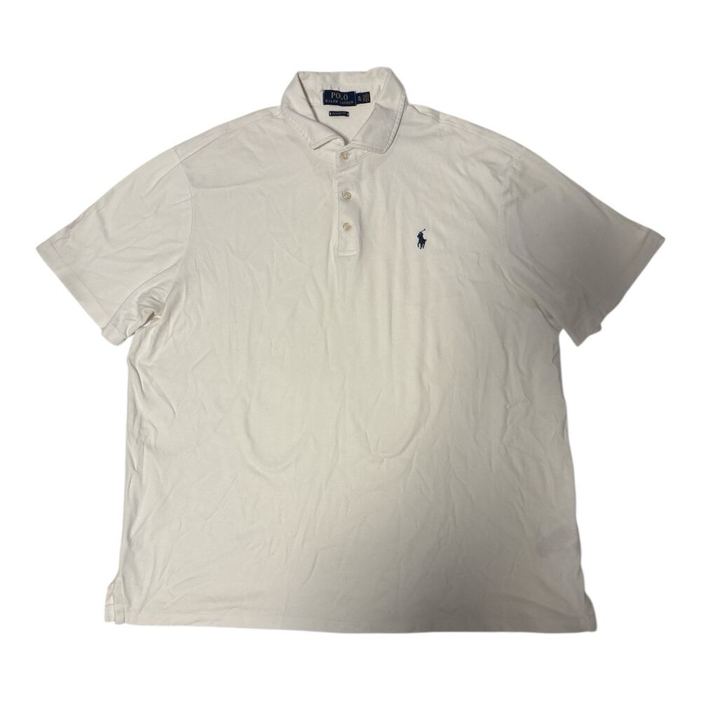 Polo Ralph Lauren Men's Classic Fit Short Sleeve Polo Shirt White Size XL